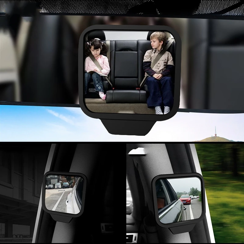270 Автомобильное зеркало заднего вида с широким углом вспомогательное устраняет