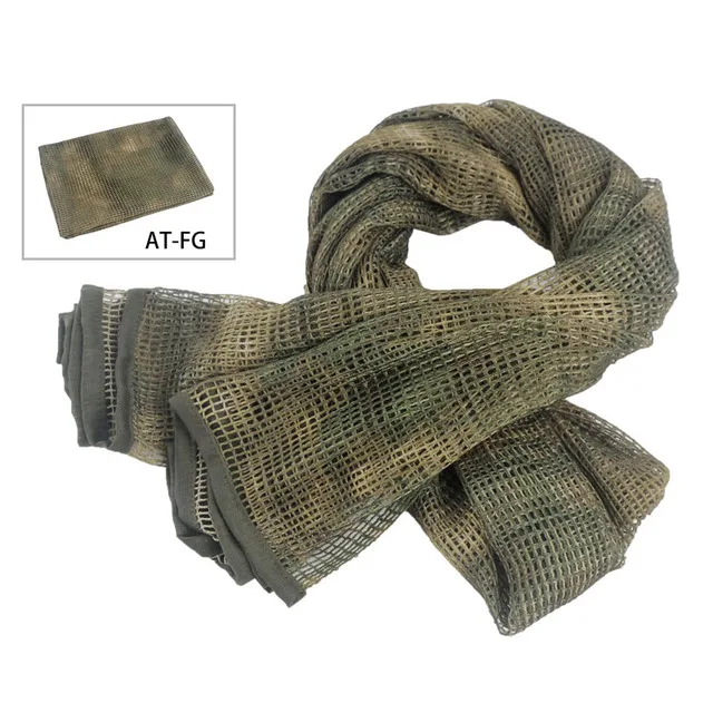 

Tactical Scarf Military Camouflage Mesh Breathbale Scarves Outdoor Sports Sniper Face Veil Camping Hunting Cycling Neckerchief