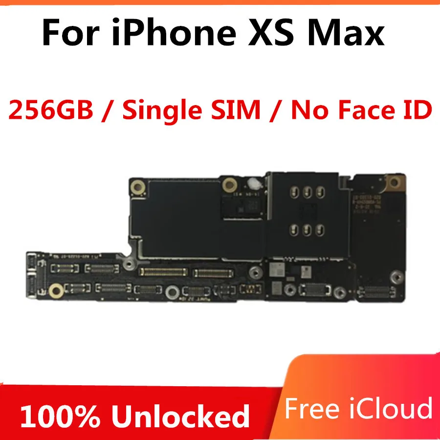 Без лица id для iPhone XS Max материнская плата оригинальная Разблокировка логическая с
