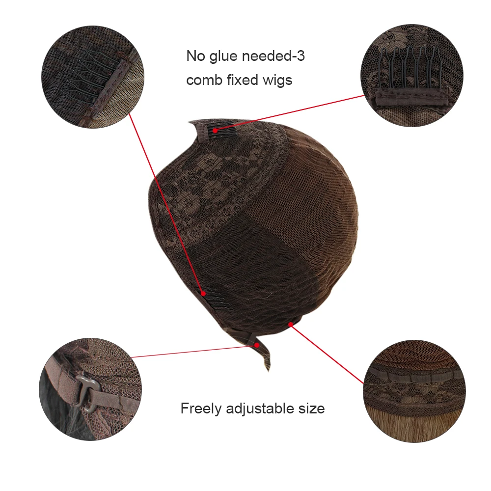 Anogol 13*1 кружевные высокотемпературные волоконные длинные натуральные волны