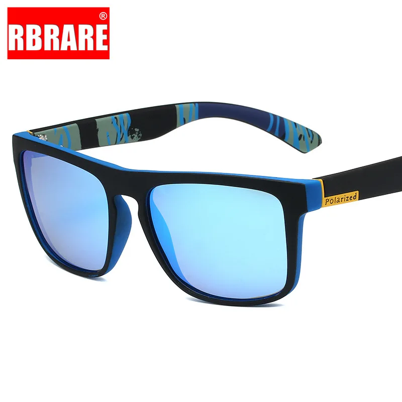 Очки солнцезащитные RBRARE Мужские квадратные поляризационные спортивные