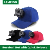 Экшн-камера s Hat с быстроразъемным креплением пряжкой совместим с DJI Osmo Action GoPro регулируемая бейсболка с камерой