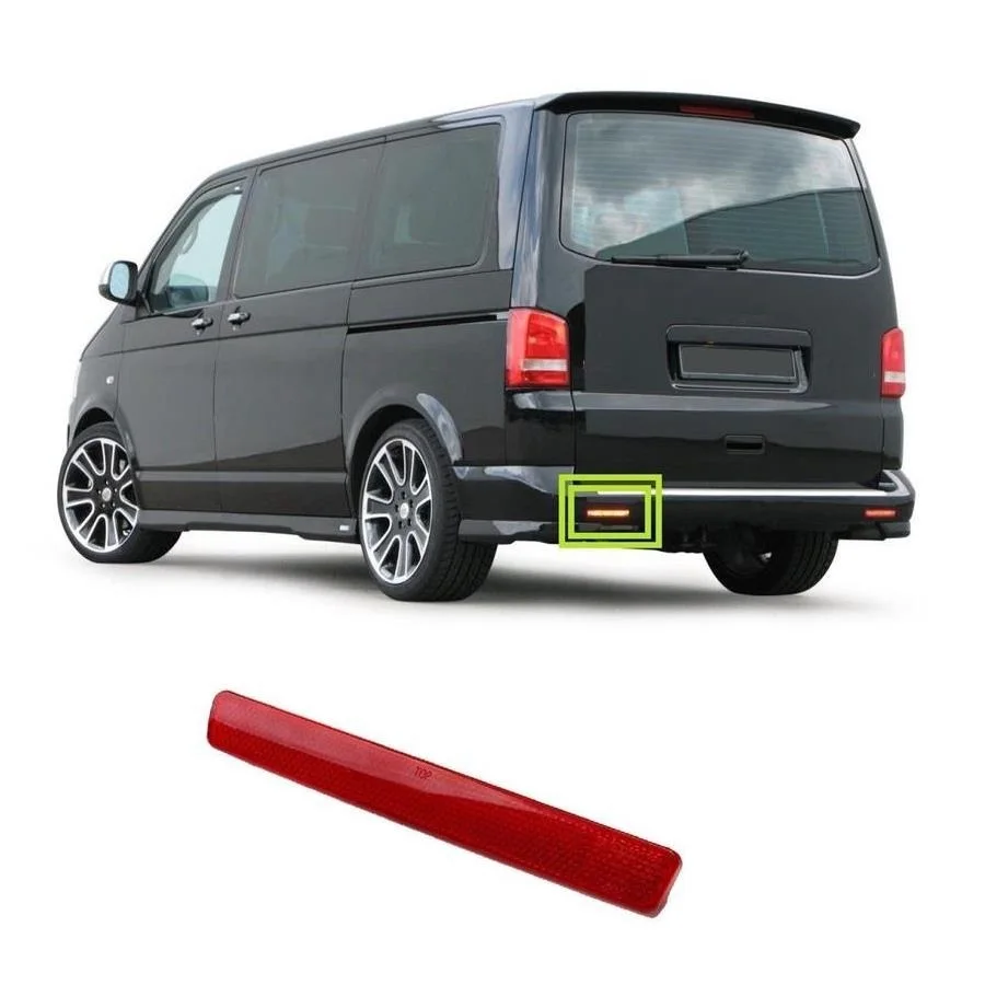 Светоотражатель заднего бампера для VW TRANSPORTER Multivan T5 T6 2003 2004 2005 2006 2007 2008 2009 2010