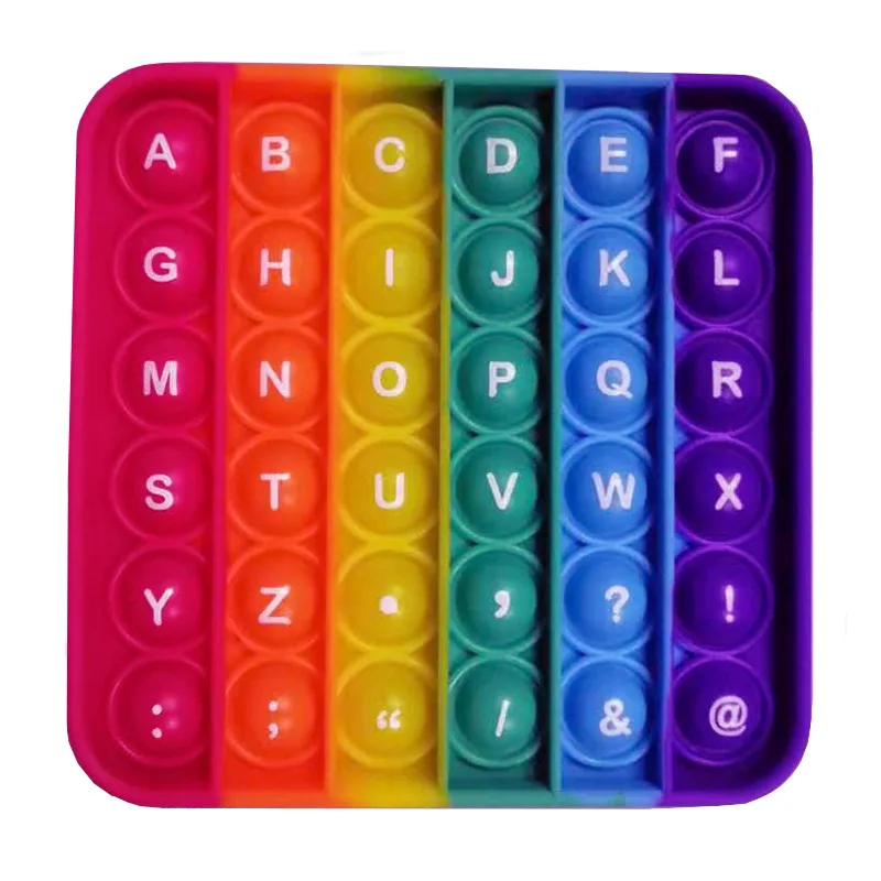 

Игрушка антистрессовая с буквами алфавита для детей и взрослых