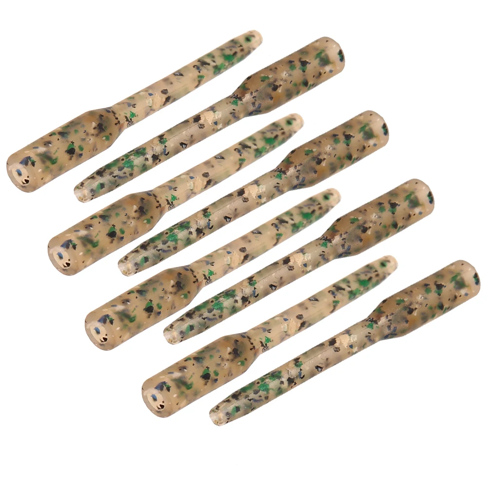 10pcs Carp Fishing Kickers Rubber Soft Anti-tangle Sleeves Lead Insert Hook Rig Line Aligners Sleeve Terminal | Спорт и развлечения