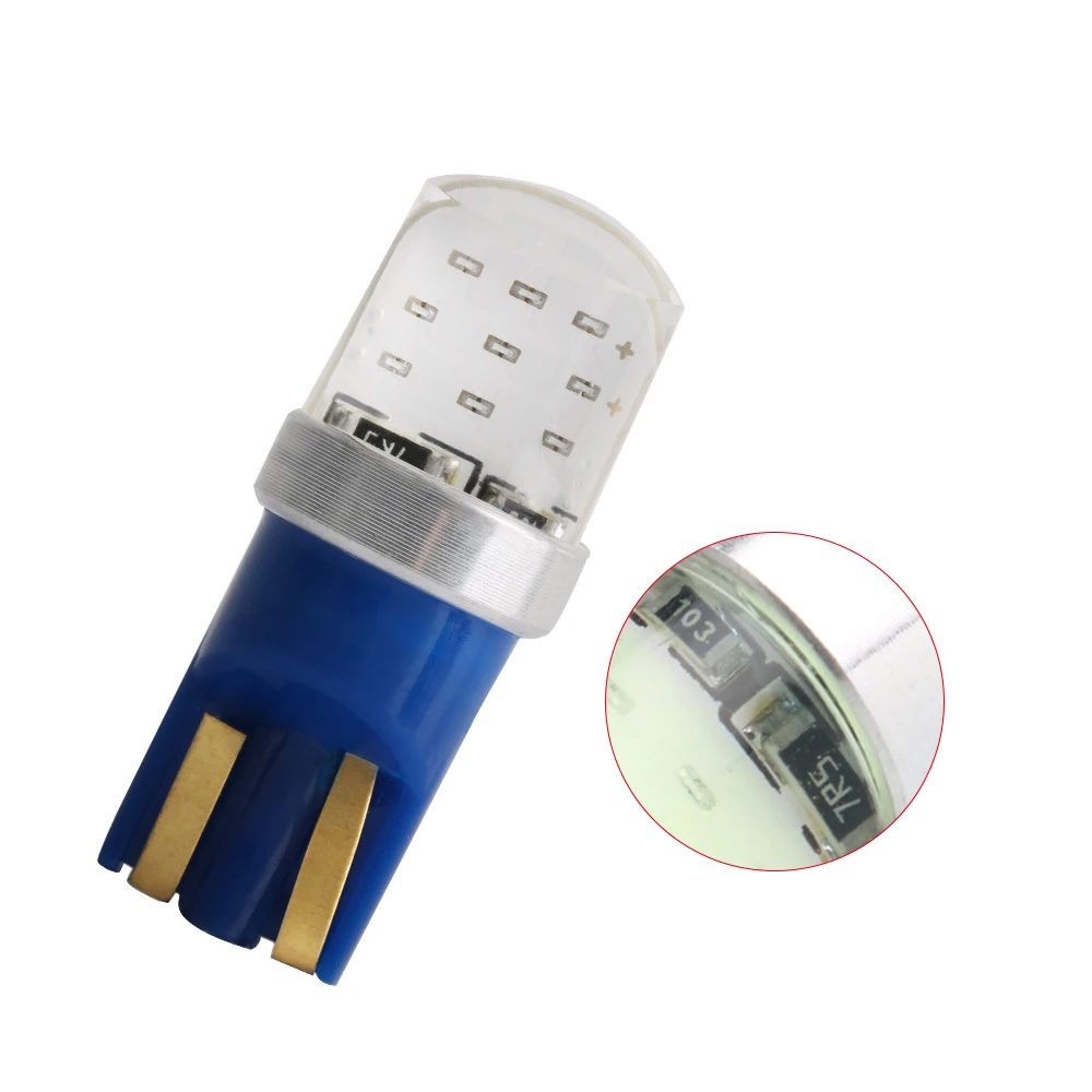 Волшебная ColorM 10 шт. Авто T10 W5W 18SMD светодиодный небольшой лампы COB силиконовая