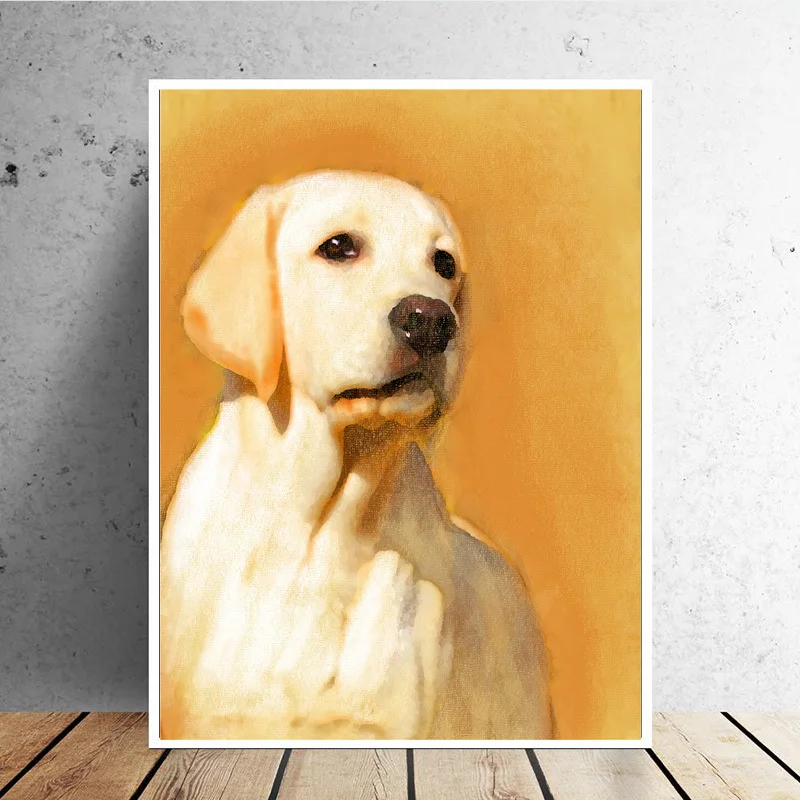 Животные в скандинавском стиле животные собака холст художественные принты