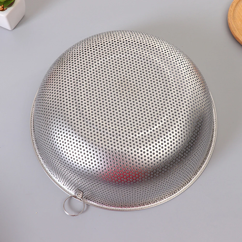 Сетка из нержавеющей стали сито для риса дуршлаг корзина с ободом кухня питания