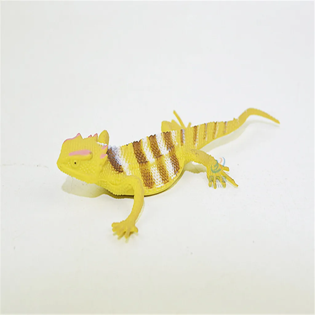 Детские игрушки Эко-дружелюбная модель игрушечной ящерицы в пакете 12 окрашенных животных для забавного подарка.