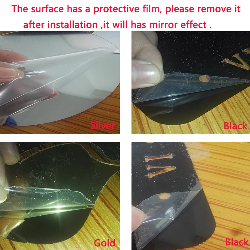 Новые популярные настенные часы 3d наклейки Европейская мода современные