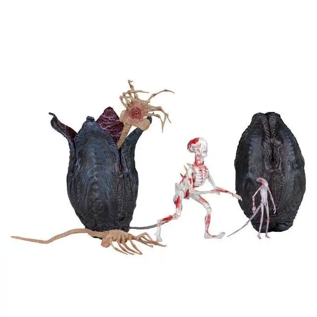 " весы инопланетян Xenomorph инопланетянин фигурка Выдвижная внутренний рот Кавинант Moive Коллекционная NECA инопланетянин серия