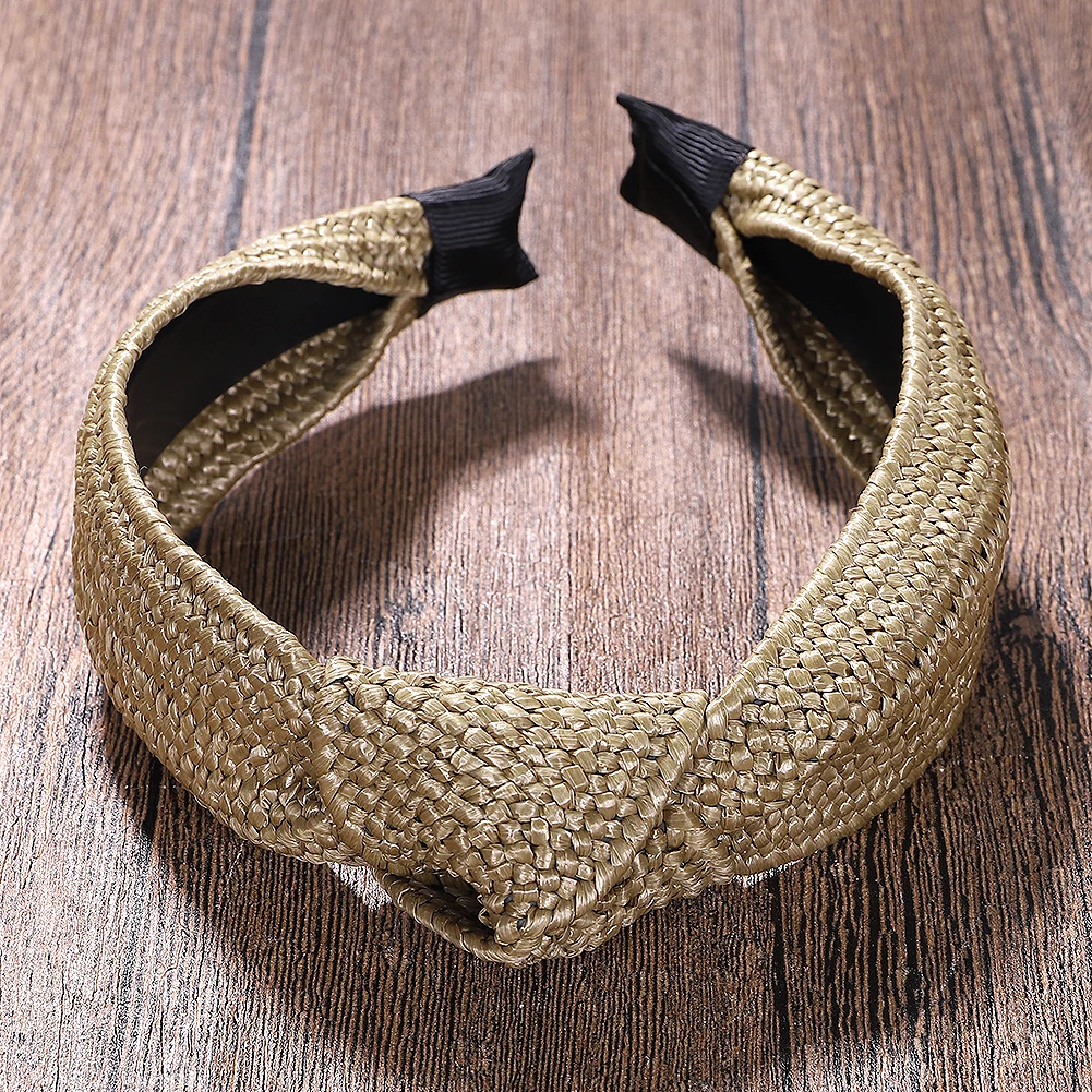 Best lady Trendy Ribbon Crystal Headband Cute Girls Gifts Jewelry bohemian Hairwear Women Wedding Statement Hair Accessories