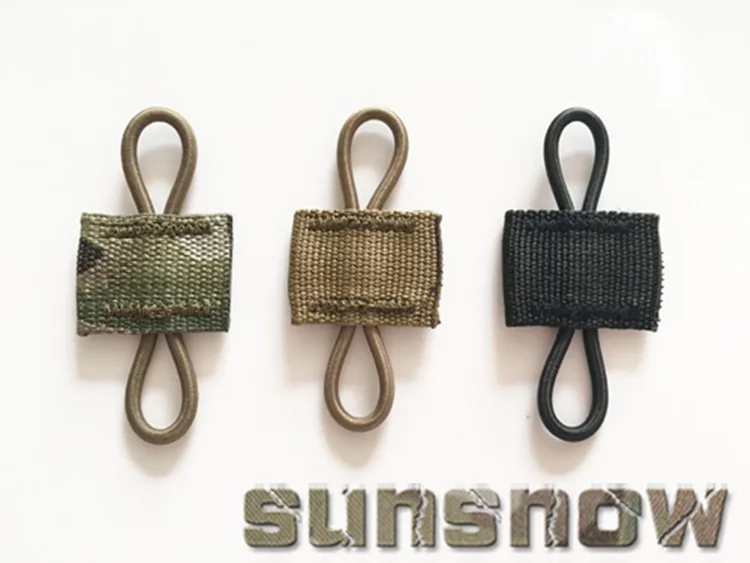 5pcs/lot Tactical Elastic Molle Ribbon Buckle Binding Retainer For PTT Antenna Stick BK/CB/RG/MC | Спорт и развлечения