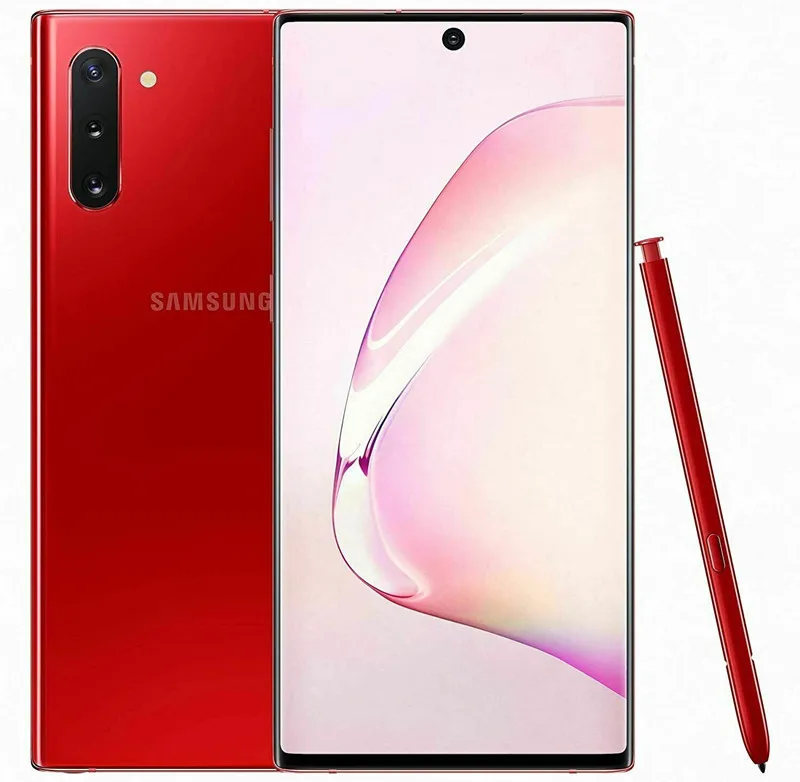 Разблокированный сотовый телефон Samsung Galaxy Note10 Note 10 N970U1 6 3 дюйма 256 Гб ПЗУ 8 ГБ ОЗУ NFC