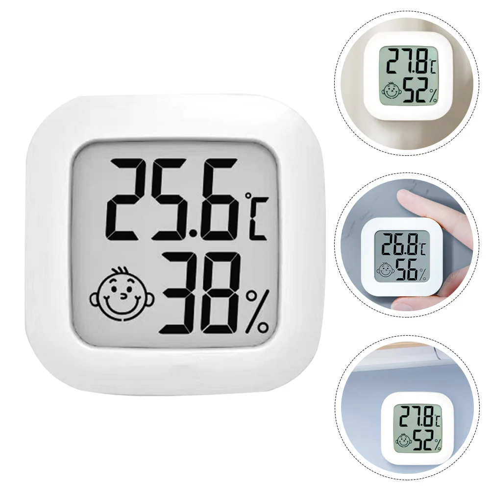 

1 шт. домашний гигрометр, внутренний дисплей для влажной и сухой отслеживания (белый)