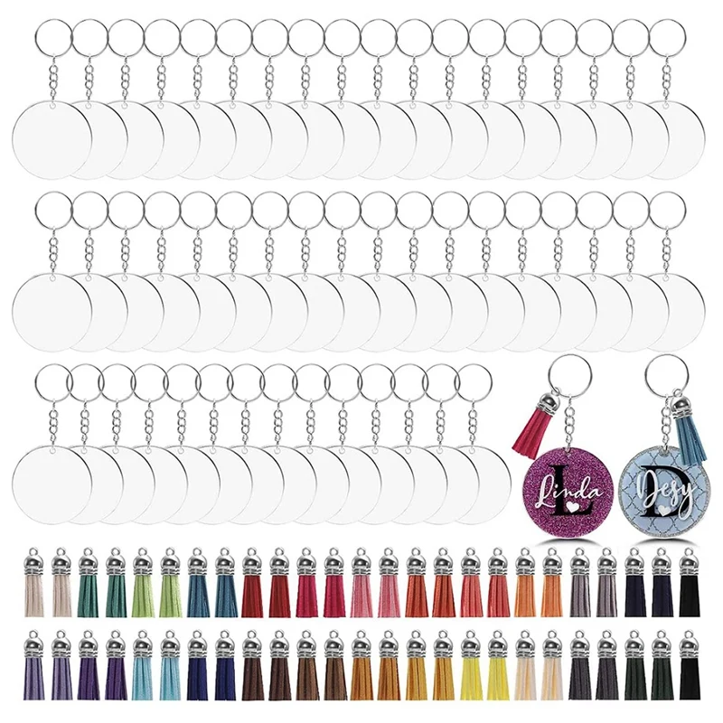 

Blank Keychain Vinyl Acrylic Keychain Blank Acrylic Keychain Blank Acrylic Blank Keychain and Tassel Craft