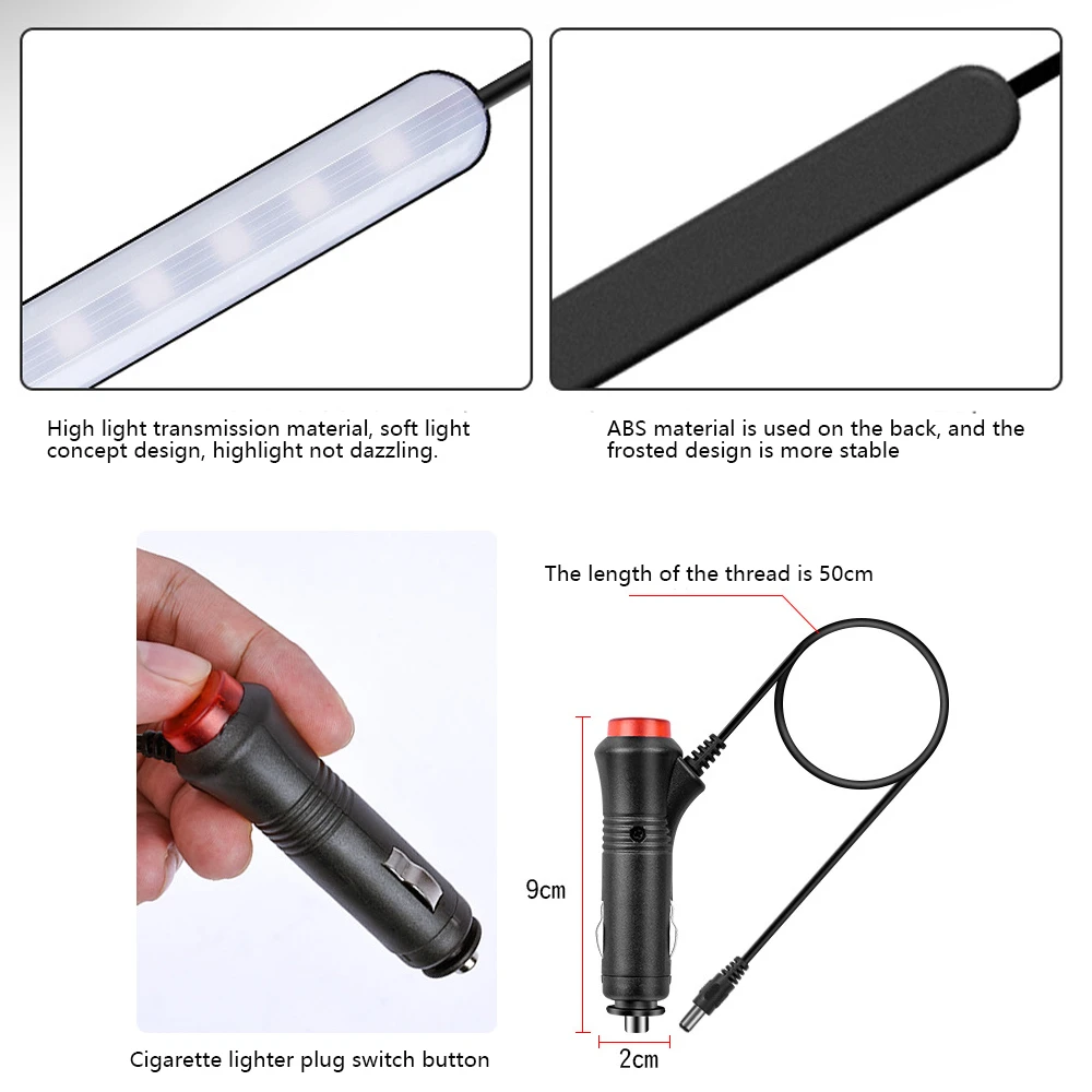 Автомобильный линейный светильник Интерьер атмосферу светодиодный RGB тире пол