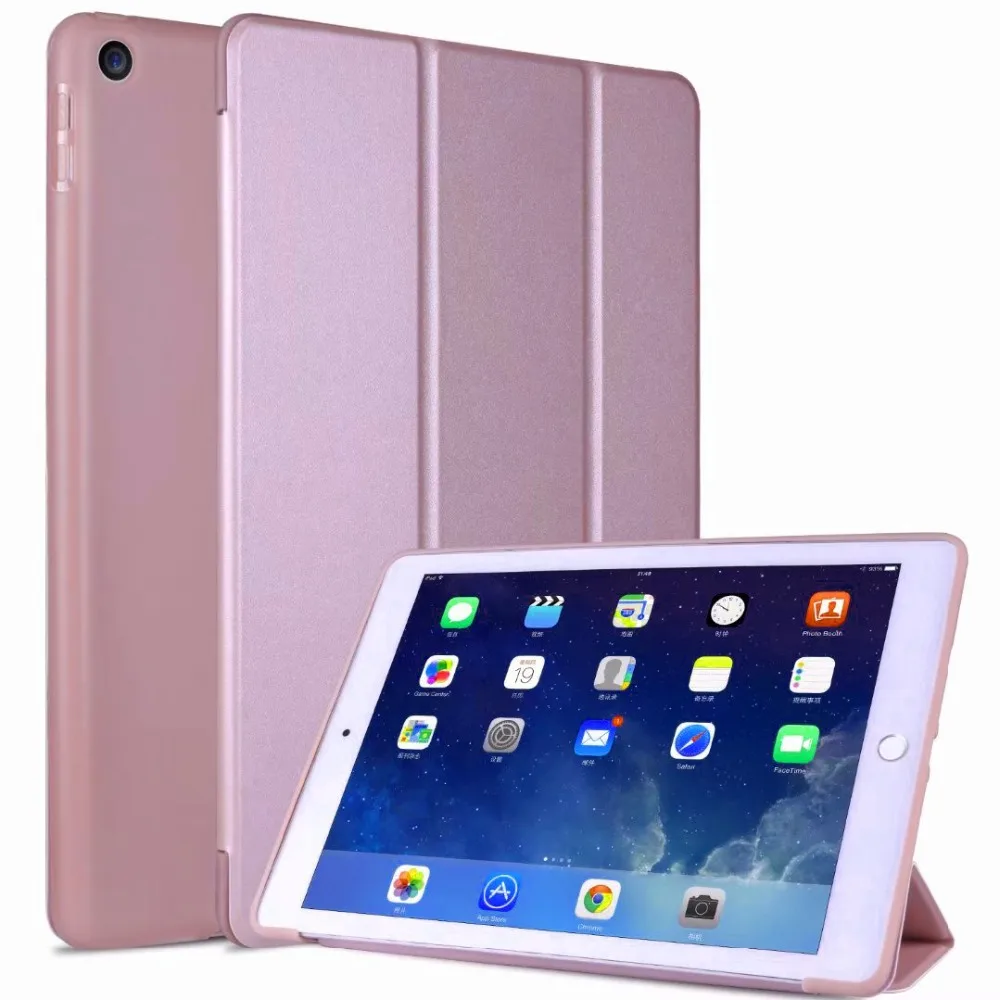 Чехол для ipad 9,7 дюймов 6th 'Pro 9,7 'для ipad 2 3 4: A1822A1954'A1673'A1396 сотовой сеткой из мягкой оболочки Smart sleep из искусственной кожи