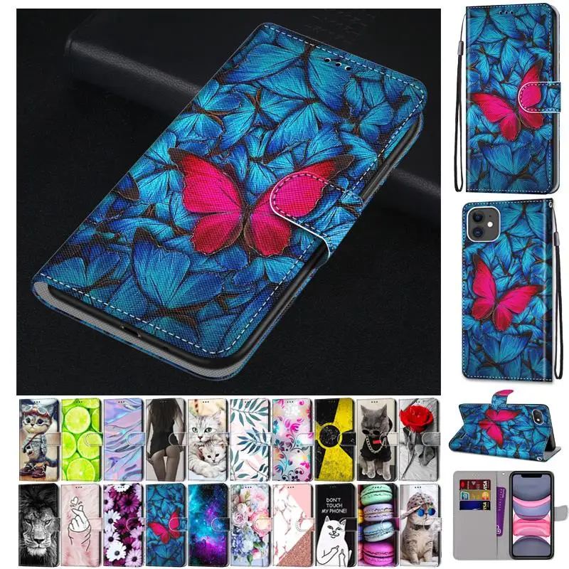 

Flip Case For Xiaomi Redmi 9 9A 9C NFC 6 Pro 6A Case Leather Wallet Book Cover For Redmi Note 9 Pro 9S Note 6 6Pro Phone Cases