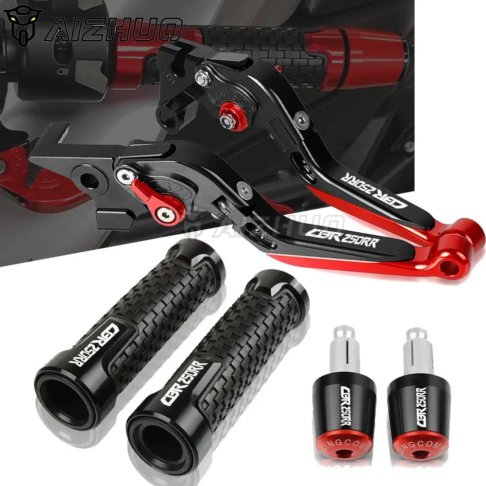 

Для Honda CBR250RR CBR250 RR CBR 250 CBR250R 2011 мотоциклетные регулируемые рычаги тормоза и сцепления ручка торцевые ручки концевые Ручные захваты концы 2018