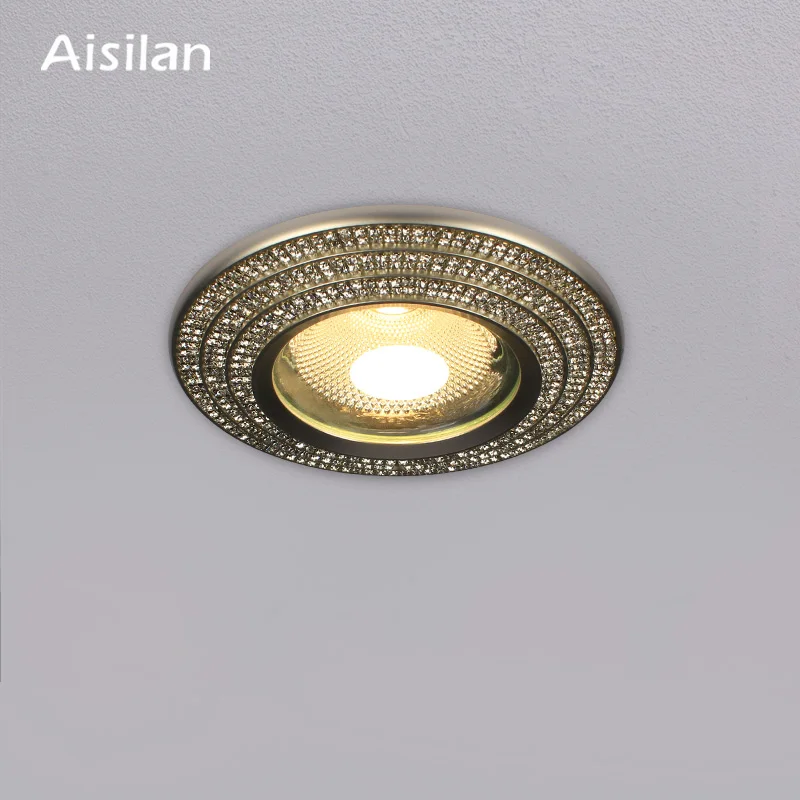 Светодиодный светильник Aisilan точечный светодиодный изготовленный из кристаллов