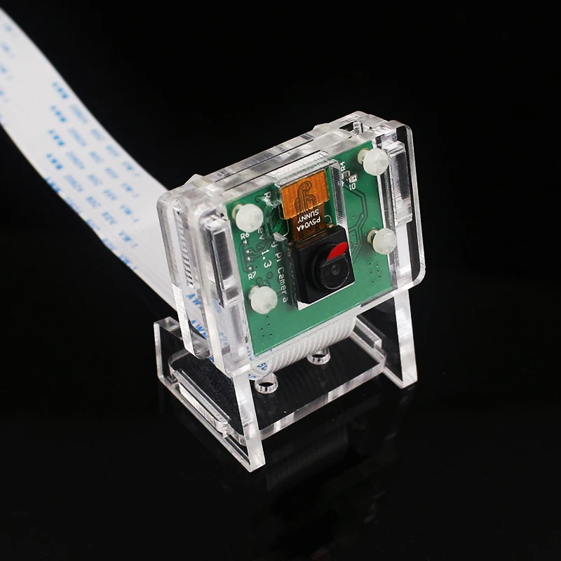 10 шт. камера Raspberry Pi 5 Мп OV5647 | Плоский кабель Акриловый держатель для 4 Model B / 3B +