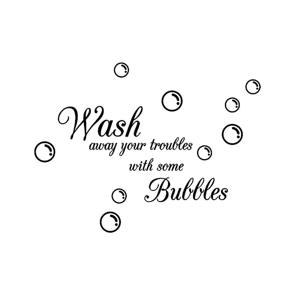 Новые стирка пузыри Съемные Виниловые наклейки в виде росписи дома номер Декор