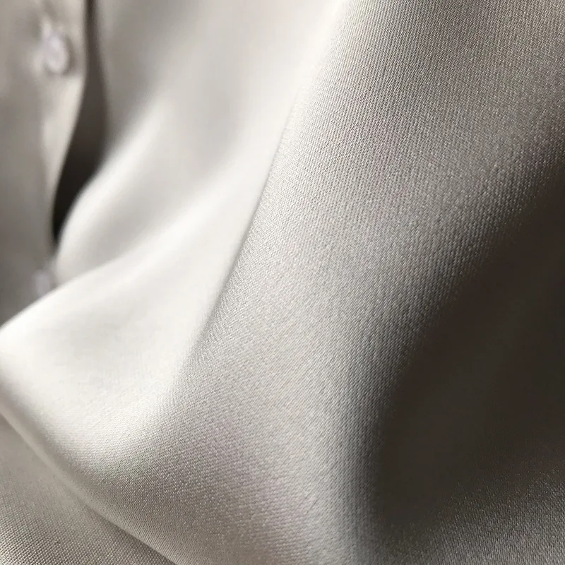 

Sherhure 2021 Women Satin Blouses Turn Down Collar Long Sleeve Womens Tops And Blouses Boho Shirt Blusas Roupa Feminina