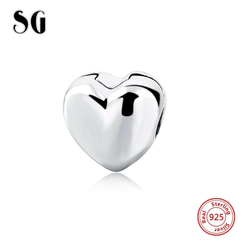 SG Fit pandora 925 оригинальные персонализированные pandora безопасные браслеты с зажимом бусины в античном стиле ювелирные изделия с сердечками для женщин Подарки