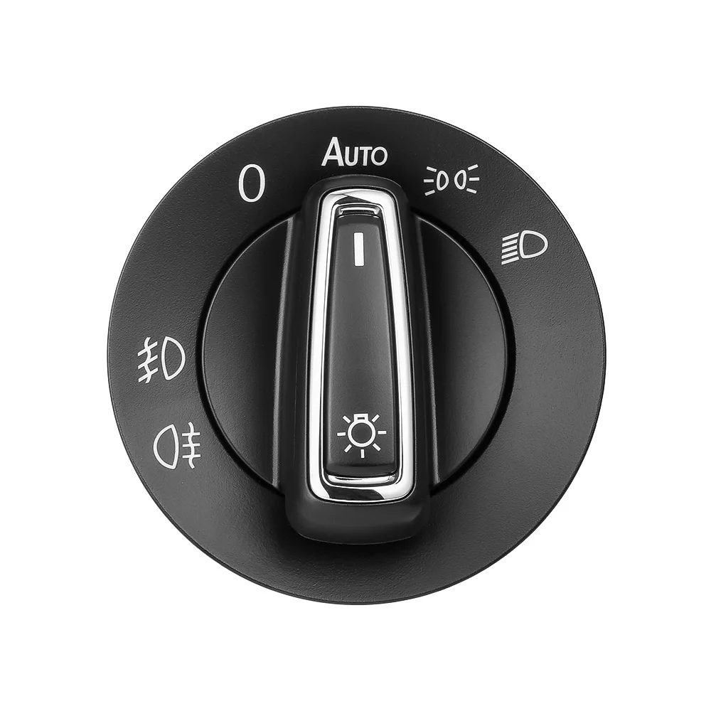For Volkswagen Beetle Headlight Switch With Light Sensor Module  Red Backlight External Light Sensor 13-Pin Big Plug