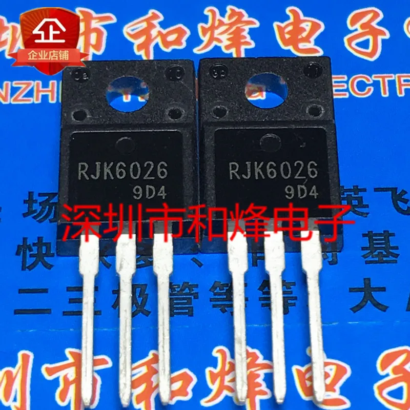 

10 шт. RJK6026 RJK6026DPP-EO TO-220F 600V 5A