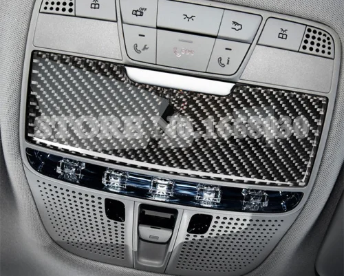 Углеродного волокна перед чтение светильник Накладка для Benz GLC X205 X253 2015 2021 1 шт.