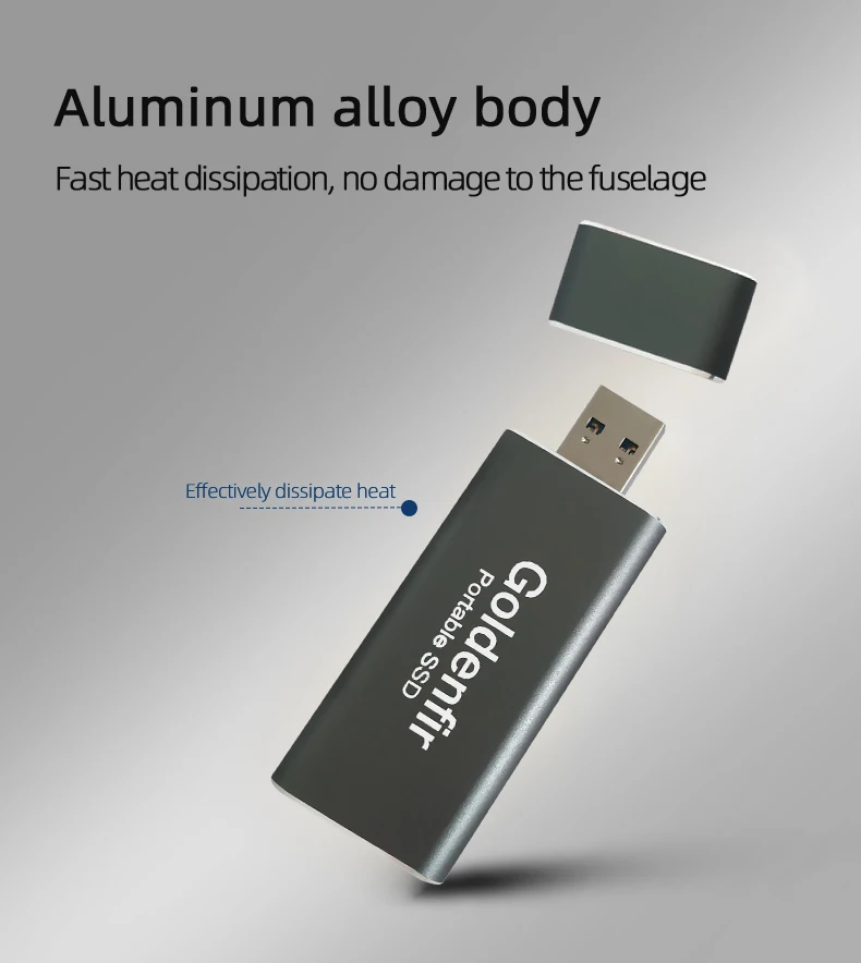 Goldenfir мини Портативный SSD USB 3,0 60 Гб 64 ГБ 120 ГБ 128 ГБ 240 ГБ 256 ГБ 480 ГБ 512 960 1 ТБ внешний твердотельный накопитель