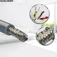 trvvps twisted pair folding resistant high flexible drag chain shielded cable rvsp2 4 6 core 0 15 square