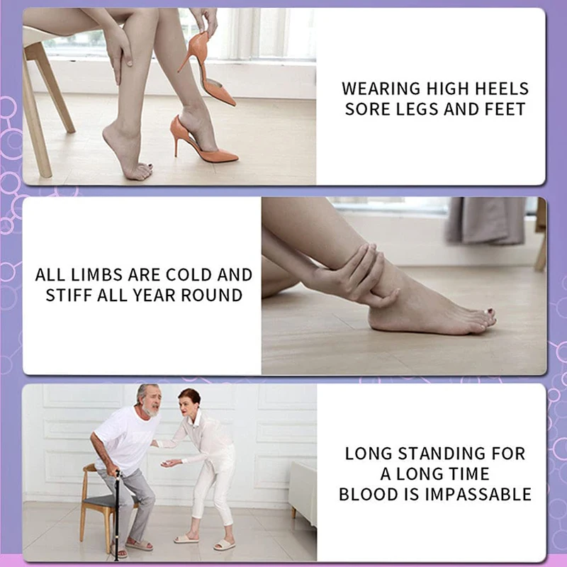 

EMS Leg Reshaping Foot Massager Pad 6 Modes LCD Portable Electric Massage Mat Pro Electrode Foot Stimulator Muscle Pain Relief