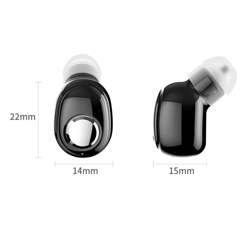 Миниатюрные беспроводные наушники вкладыши Bluetooth 5 0 Спортивная невидимая