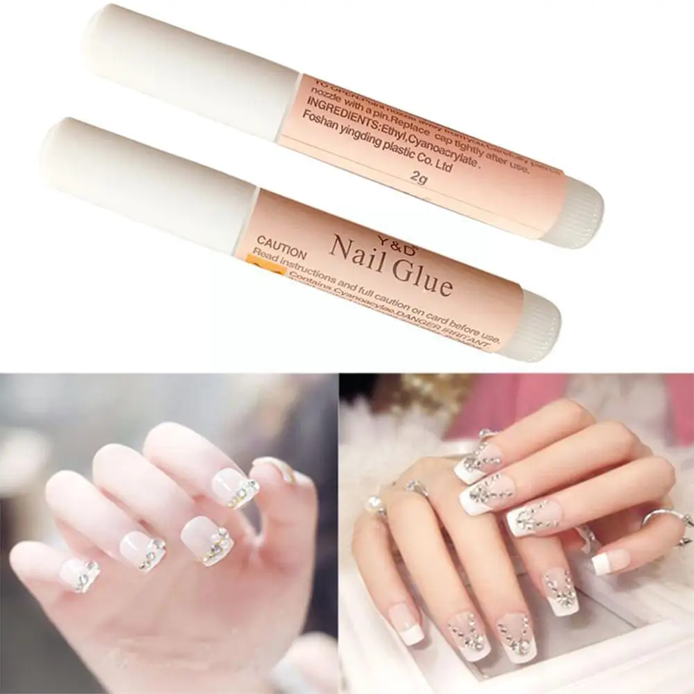 

Mini Nail Glue Strong Adhesive Top Coat Strong Adhesive Accessories Decoration DIY Gems Crystal Nail Glue Jewelry Art D2P2