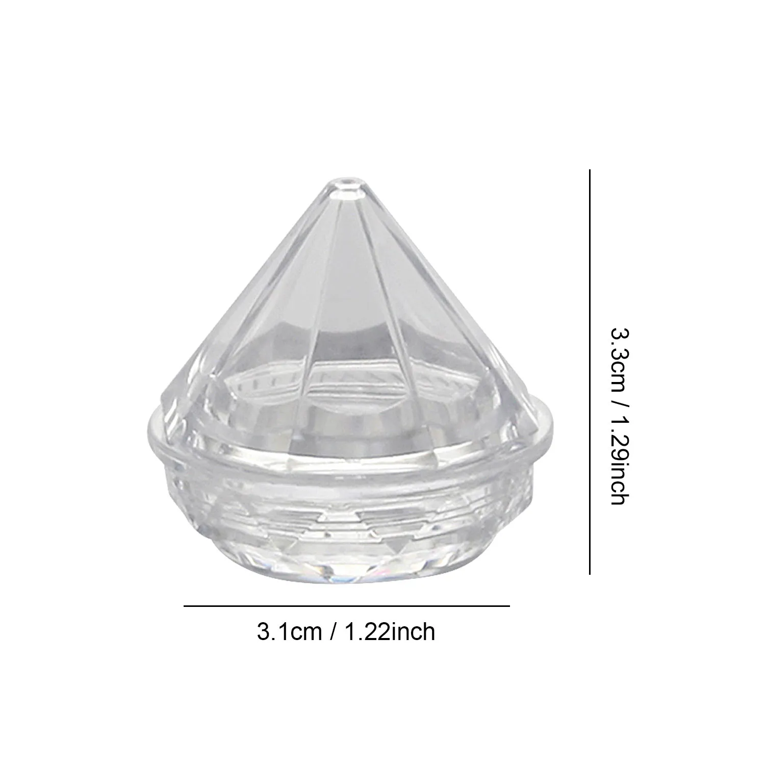 50 шт. 5g алмаз shape форме благодаря чему создается ощущение невесомости с