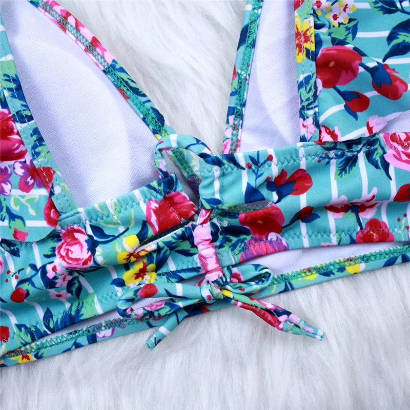 Женский купальник с принтом танкини купальный костюм пляжная одежда Мягкий