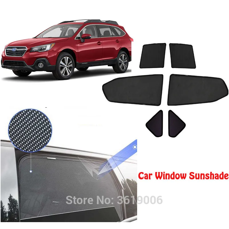 

6 шт., магнитные автомобильные занавески для Subaru Outback 2015-2018
