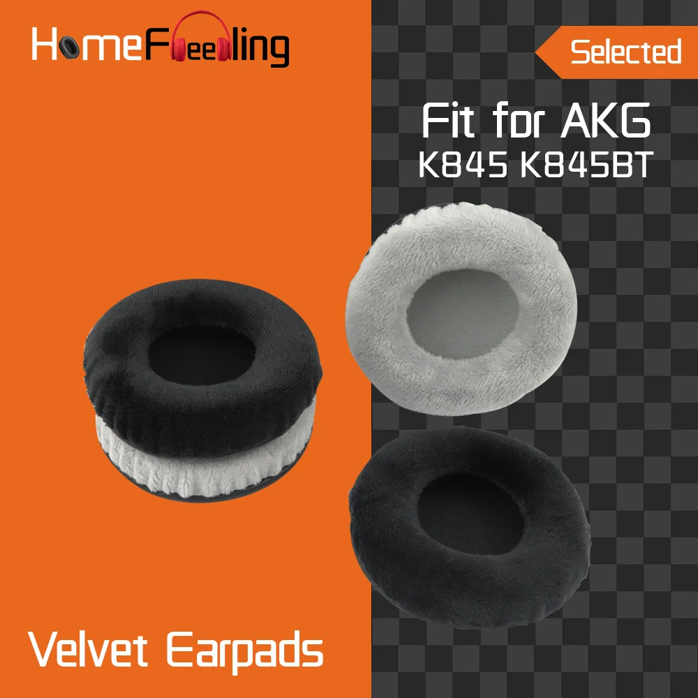 

Homefeeling Earpads for AKG K845 K845BT Headphones Earpad Cushions Covers Velvet Ear Pad Replacement