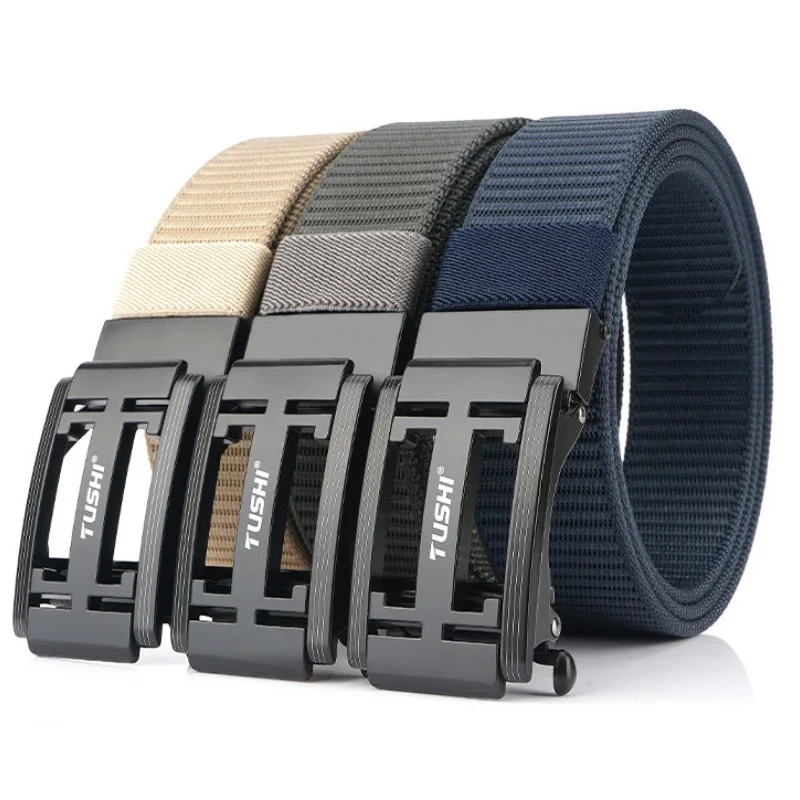 

Leisure Belt Tactical Belt Alloy Buckle Male Waistband Quick Release Quick Dry Elastic For Fishing Hunting Multi Function