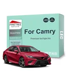 Светодиодная лампа для освещения салона автомобиля Комплект для Toyota Camry 1987-2016 2017 2018 2019 2020 купольная карта свет Canbus без ошибок