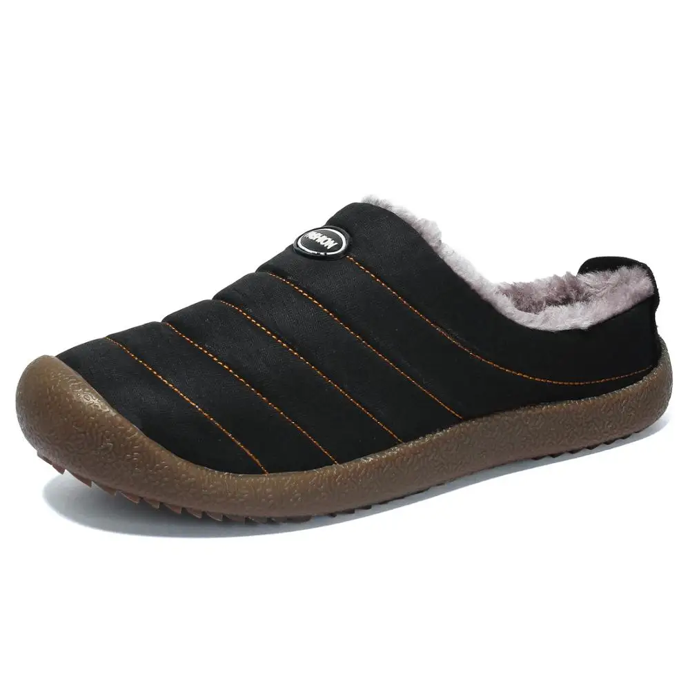 Women Warm Indoor Shoes Waterproof Non-slip Home Slippers Bi