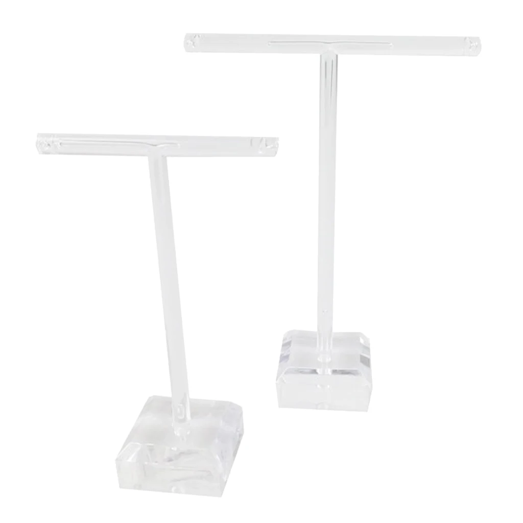 2 шт./компл. прозрачный акриловый держатель для сережек гвоздиков витрина