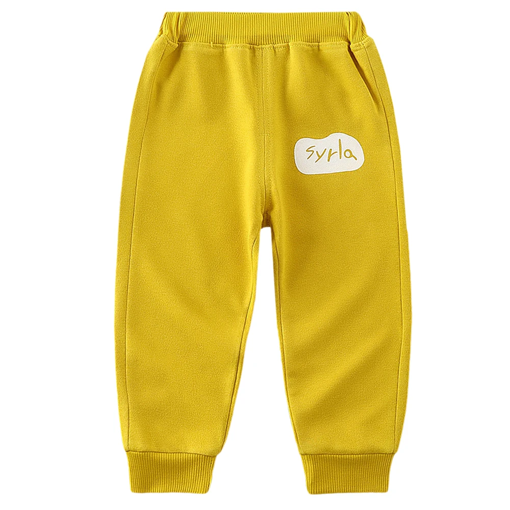 

Kids Boys Girls Cotton Sweat Pant Jogger Casual Plain Color