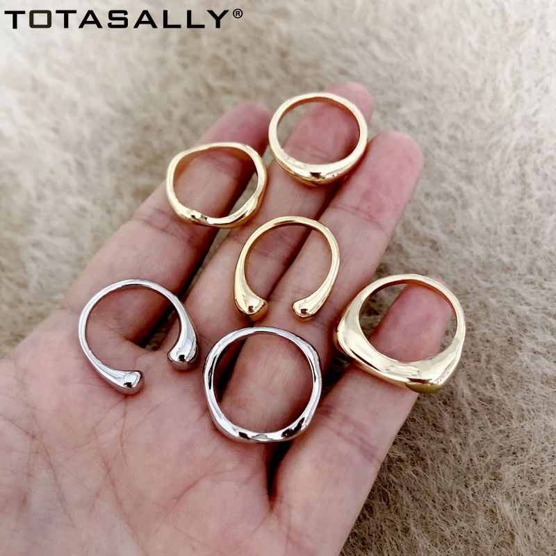 TOTASALLY горячие женские кольца хит хоп Необычные верхние миди на палец Клубные