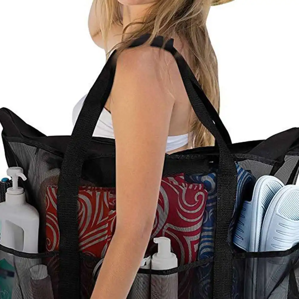 

Mesh Storage Bag for Beach Picnic Travel Bag Travel Mesh Storage Bag Swimming Beach Bag Storage Bag Oxford Cloth 70x18x45cm