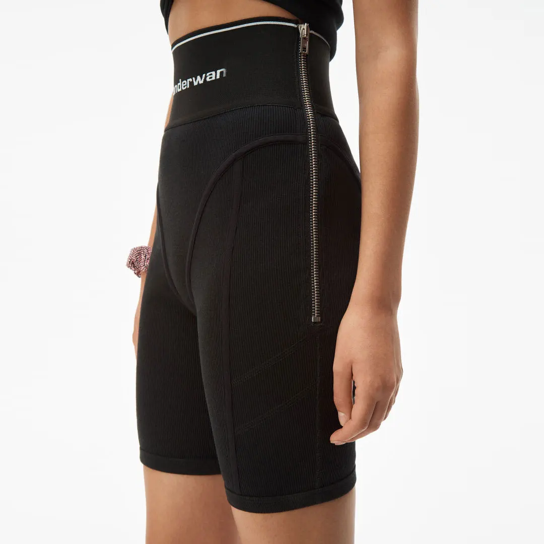 

High waist elasticity women pants slim casual wild knee length pants