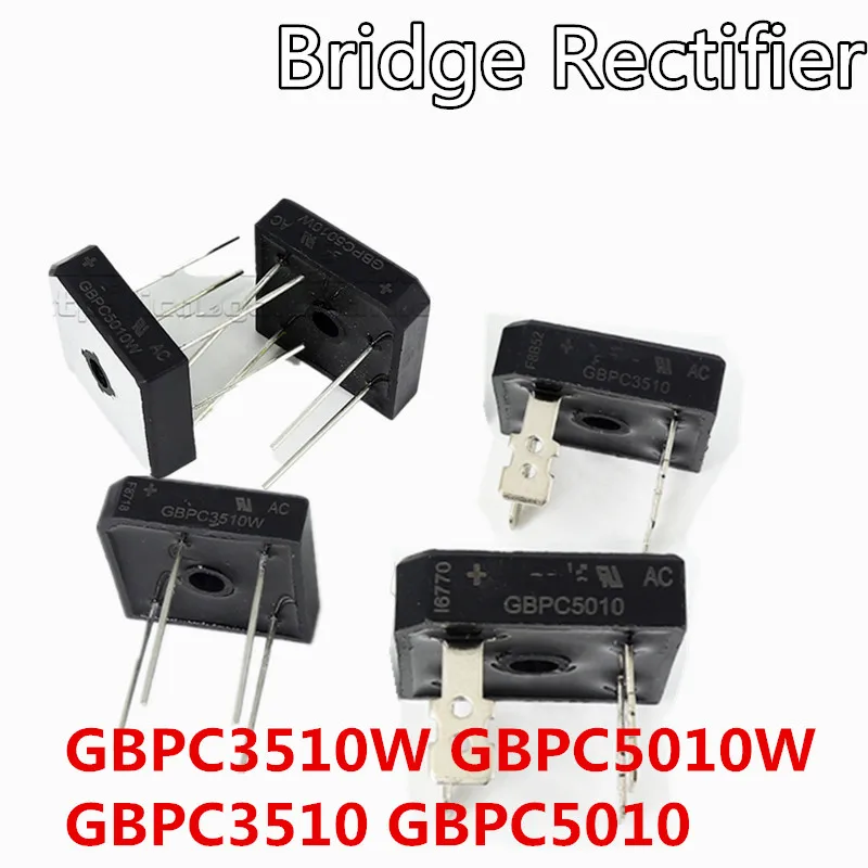 2 шт./лот GBPC3510W GBPC5010W GBPC3510 GBPC5010 1000V Мостовой выпрямитель | Электронные компоненты и